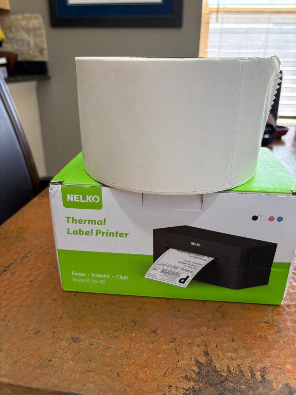 Brand New Nelko Label Maker and Roll of Labels Included